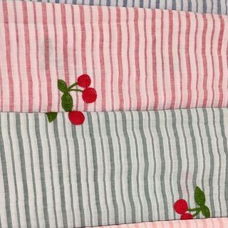 Striped Embroidered No. 6
